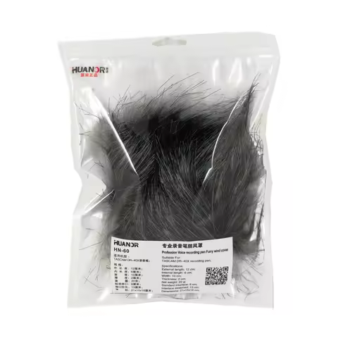 Professional Outdoor Dusty MIC Furry Cover Windscreen Windshield Muff for Tascam DR-40X DR40X Handhe