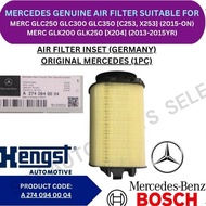 MERCEDES GENUINE AIR FILTER (CLEANER FILTER) FOR MERC GLC250 GLC300 GLC350 [C253, X253] '15YR-ON / G