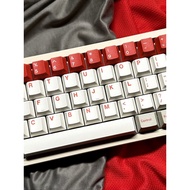 keycaps custom keycap anime GMK Red Alert Red Alert Original Factory Height PBT Five-Sided Sublimati