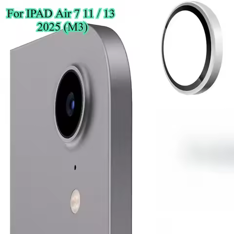9H Tempered Glass Ring Camera Lens Protector for APPLE IPad Air7 M3 2025 6/5/4 11th A16 10th 10.9 Mi