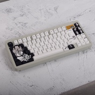 mechanical keyboard keyboard Womier Sakura Raven Keycap Suitable for wooting60he Tarantula Mechanica