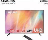SAMSUNG Smart TV รุ่น 55AU7700 Crystal UHD 4K ขนาด55นิ้ว (รุ่นล่าสุด)+One remote สั่งงานด้วยเสียง