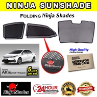 Toyota Altis 2017 - Present (5pcs) Magnetic Ninja Shades Sunshade Ninja Sun Shade