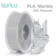 SUNLU PLA 3D Filament 1KG 1.75MM Marble Effect Non-Toxic No Bubble Arranged Neatly No Knot PLAPLUS 3