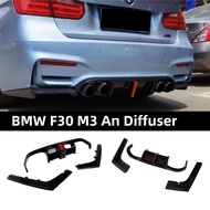 BMW F30 M3 Diffuser AN With Led New Design Rear Lip M3 Bumper Bodykit