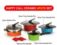 HappyCall 3900-2293 | 3900-2006-1B Made in Korea Arbor Blanc 5-Pc Blanc Die Cast Advanced Ceramic Co