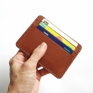 Leather Card Holder / Wallet / Card Organiser in Brown Leather