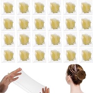 30 Pcs Blonde Hair Nets, Invisible Elastic Bun Hair Cover Hairnet Hairs Cap Ballet Hairs Accessories