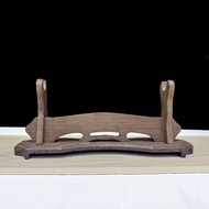 High-end decorative knife rack made of solid rosewood, vertical wooden stand for swords and other we
