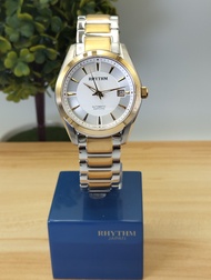 นาฬิกาชายRHYTHM เครื่องAuto สแตนเลส 2K กระจกกันรอยSapphire เครื่องญี่ปุ่น ประกันศูนย์