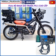 Baga pg1, Baga basket pg1, front bag pg1, genuine mbiker accessories