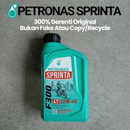 PETRONAS SPRINTA F300 20W40 15W40 300% GERENTI ORIGINAL BUKAN FAKE ATAU COPY RECYCLE PREMIUM ENGINE 