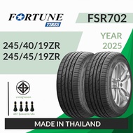 FORTUNE 245/40/19ZR 245/45/19ZR ขอบ19 FRS702 ยางรถยนต์ ปี2025 จำนวน 1 เส้น (ยางไทย🇹🇭)