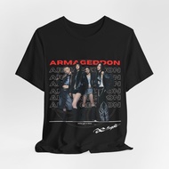 AESPA Cotton T-shirt Aespa Armageddon Graphic Tee KARINA WINTER NINGING GISELLE Print Short Sleeve T
