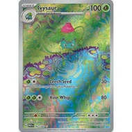 POKEMON TCG Ivysaur - 167/165 - Illustration Rare Scarlet & Violet 151 Singles