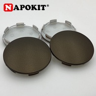 4PCS 68mm OD 62mm ID Bronze Rim Hub Cap Car Wheel Center Caps Cover Center Caps
