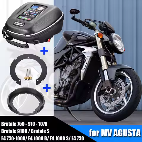 For MV Agusta Brutale 750 910 F4 Detachable Waterproof Tankbag Luggage Bag Backpack Top Case Waterpr