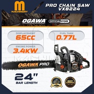 M.Machinery OGAWA Pro Chain Saw VX8224 [24"] Professional-Grade Power, Precision Cutting, and Reliab