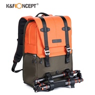 K&amp;F CONCEPT In Rain Cover Camera Backpack Outdoor Travel Photography Bag  Can Carry A tripod Side Quick Access Ergonomic Design