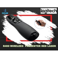 [ORIGINAL]Logitech R400 Wireless Presenter Red Laser Pointer PPT USB (910-001361)