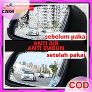 Car Rearview Mirror Sticker Water Repellent 2Pcs Anti Dew Car Windshield Anti Fog Car Rearview Mirror Sticker Car Film