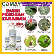 SPRAY CAMAY REPELLENT BASMI SERANGGA HAIWAN PEROSAK POKOK ULAT,SIPUT,KUMBANG/BAJA POKOK ORGANIK