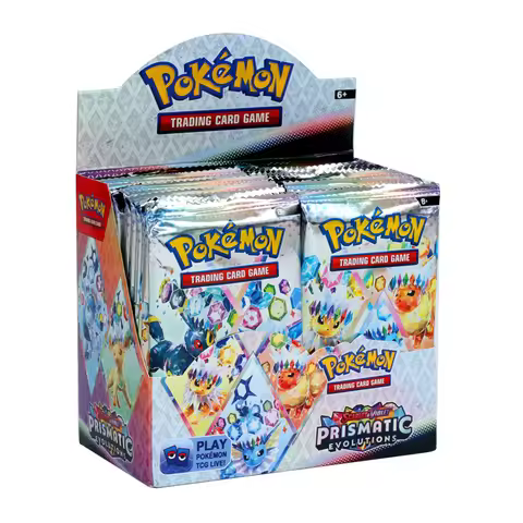 90-360Pcs Prismatic Evolution Booster Battle Cards Set - English French Version Surging Sparks Scarl