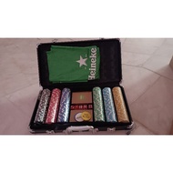 limited edision heineken poker chip set
