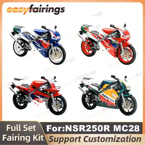 Motorcycle Injection mold Kits Fit For HONDA NSR250 PGM4 P4 MC28 NSR 250 nc28 NSR250R 1994 - 1999 fu