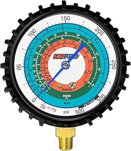 HCPRO G80L32 Low Side Replacement Gauge R32, R290, R600 (Hydrocarbons) °F/°C 30in.Hg to 500 PSI, 3-1