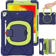 Ốp Chống Sốc Cho iPad Không Khí iPad Air 2 Pro 9.7 Inch 2017 2018 iPad 6 Silicone Rotary Đứng Bìa Gi