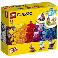 【LEGO 樂高】磚星球〡11013 經典系列 創意透明顆粒 Creative Transparent Bricks