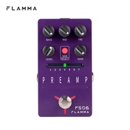 FLAMMA FS06 Preamp Pedal Stereo Digital Guitar Effects Pedal with 7 Preamp Models Preset Save Slot B