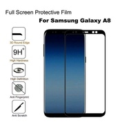 Tempered Glass Full Cover Samsung A6, A6 Plus, A8, A8 Plus Anti-Scratch Full Glass