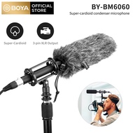 BOYA BY-BM6060 Professional XLR Alloy-aluminum Microphone Super-Cardioid Condenser Handheld Mic with Windscreen &amp; Shock Mount for Camcorders YouTube Video for Independent