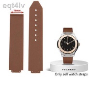 2023 Original ✙ Striped Silicone Watch Band For HUBLOT Classic Fusion Big Bang Womens Rubber Waterpr