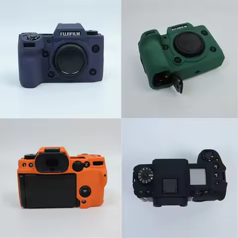 Soft Silicone Armor Camera Body Case For Fujifilm X-H2 X-H2S Fuji XH2 XH2S Rubber Cover Skin