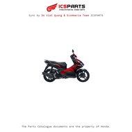 Plastic Set - Cover - HONDA Ari Blade 125 2017 Red Black - R340 M8-A