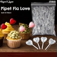 Mini plastic pipette, fla pudding pipette, cupcake pipette