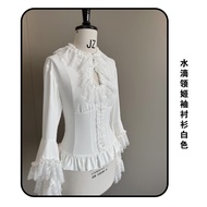 SUSIN Night Traveler-Grand Cathedral Elegant Gothic Lolita เสื้อเชิ้ต เสื้อผ้า ชุด สายรัดเอว สำหรับผ