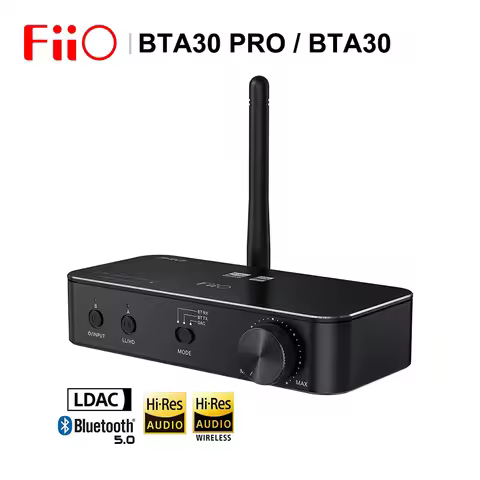 FiiO BTA30 PRO HI-RES HiFi Wireless Bluetooth Receiver LDAC Long Range 30M Transmitter for PC TV Spe
