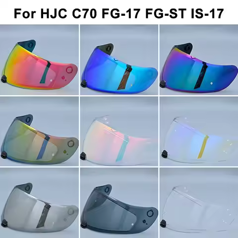 HJ20M Helmet Shield for HJC C70 FG-17 FG-ST IS-17 Motorcycle Helmet Visor Uv Protection Casco Moto V
