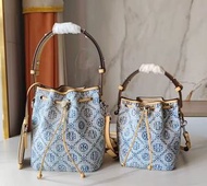 TB 湯麗柏琦 牛仔水桶包 手提包