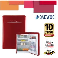 Daewoo FN-102R 81L Classic Fridge (RED Colour) Mini Fridge Refrigerators Freezers Peti Sejuk Edisi Terhad韩国牌子经典红色单门冰箱