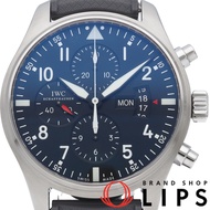 萬國錶(IWC)飛行員系列計時腕錶 IW377701。含原廠錶盒及保固卡。不鏽鋼錶殼/橡膠錶帶。男士腕錶，黑色錶盤。拋光處理。成色極佳。 [二手]