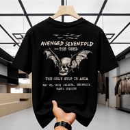 Avenged Sevenfold A7X Unisex Men Women T-Shirt – Black Rock Metal Band T-Shirt Tour Asia 2024 Skull 