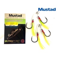 MUSTAD JIGGING ASSIST HOOK LIGHT GAME DOUBLE ASSIST FISHING HOOK