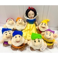 Plushie Princess Doll White & 7 Disney Dwarfs