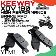 BRAKE PAD KEEWAY XDV180 XDV 180 HIGH PERFORMANCE DISC BRAKE PADS
