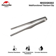 TITANIUM CLIP NATUREHIKE NH20SK002 TONGS FOOD CAPITAN MULTIPURPOSE FOOD CLAMP COOKING TOOLS OUYDOOR 